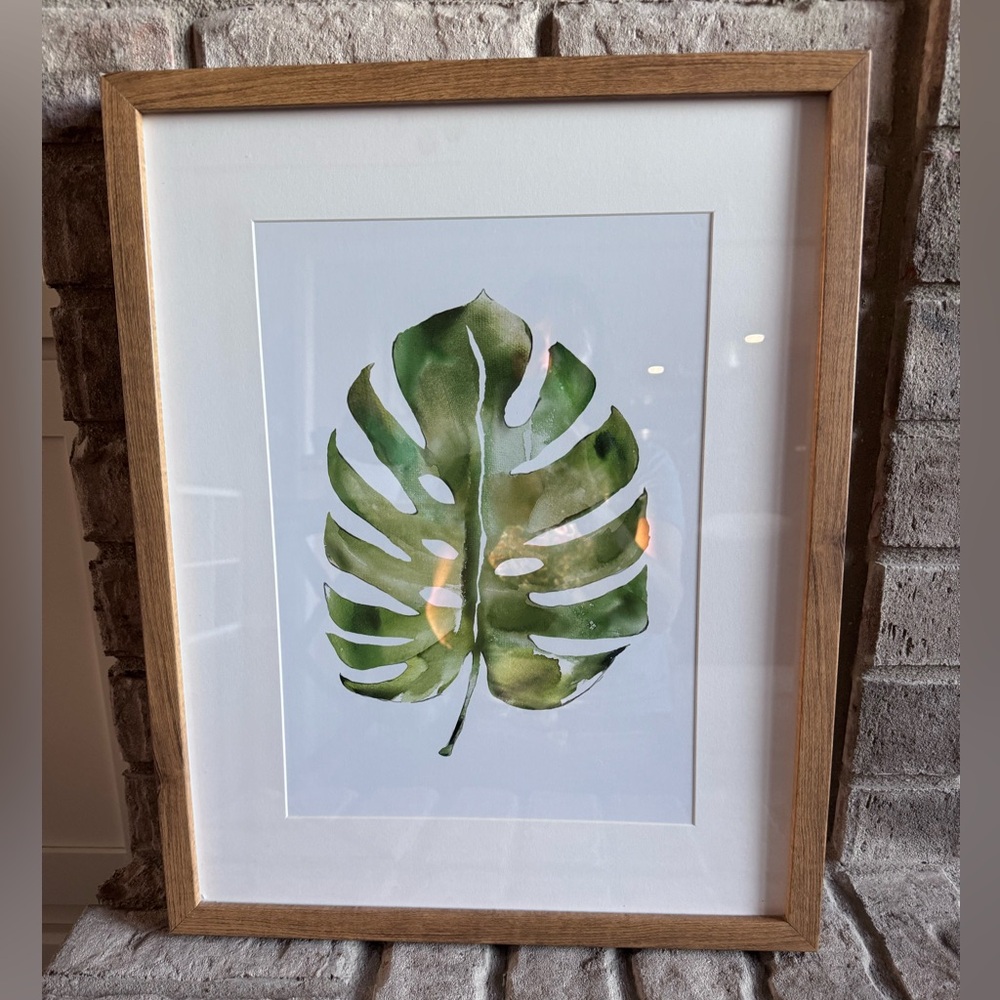 Target threshold, framed plant picture, #2 of 2